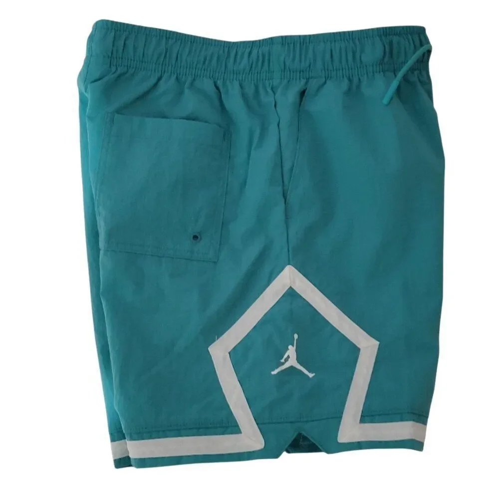 Jordan Poolside Swim Shorts Trunks Boys Size Small (8-9)‎ Woven Diamond 8-10 Yrs